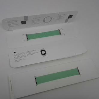 APPLE WATCH 41MM BRIGHT GREEN BRAIDED SOLO LOOP BAND SIZE 5 - BRIGHT GREEN