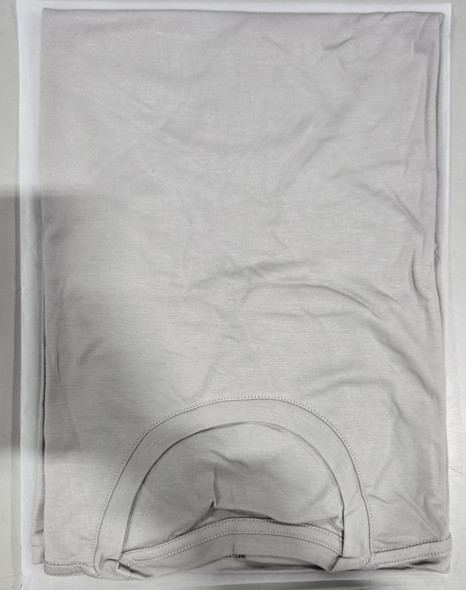 GENERIC UNI-SEX T-SHIRT 71% RAYON, 25% POLYAMIDE, 4% SPANDEX -  L - LIGHT GRAY