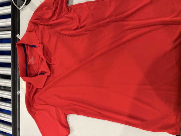 GALAXY BY HARVIC MEN'S DRY FIT MOISTURE-WICKING POLO SHIRT - SIZE: MEN XL - RED