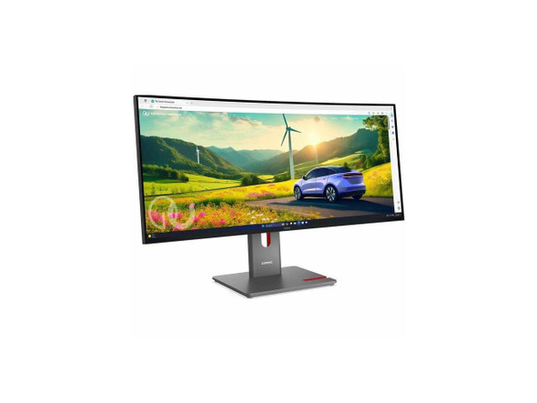Lenovo ThinkVision P34WD-40 34" Class UWQHD Curved Screen LED Monitor - 21:9 -