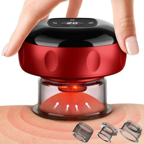 CAKOUTANB 1 Pack Cupping Set, 7-in-1 Smart Cupping Therapy Massager