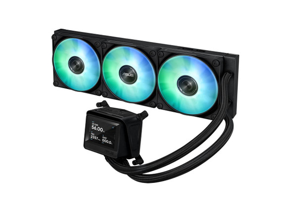 ASUS MAX Gaming LC 360 ARGB LCD all-in-one CPU liquid cooler with advanced