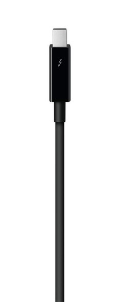 APPLE THUNDERBOLT 2 CABLE - BLACK, 0.5M, 1.6FT - MF640LL/A, A1410 - BLACK
