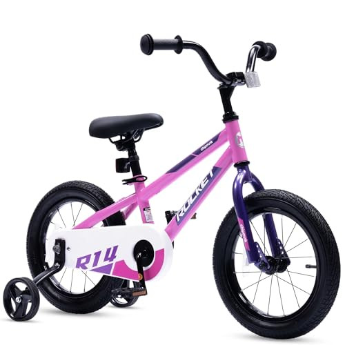 CHIPMUNK KIDS BIKE 12 14 16 18 INCH BICYCLE TRAINING WHEELS - PINK
