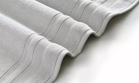 KATHY IRELAND 4 PACK ZERO TWIST COTTON PLUSH BATH TOWEL SET, 28X54 - WHITE
