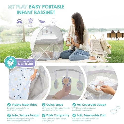 REGALO MY PLAY BABY PORTABLE INFANT ACTIVITY CENTER - GRAY