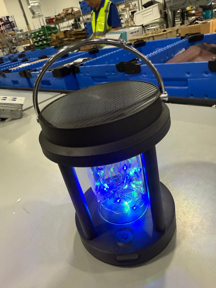 HAKOL SOLAR ROUND FAIRY GARDEN LAMP - BLACK