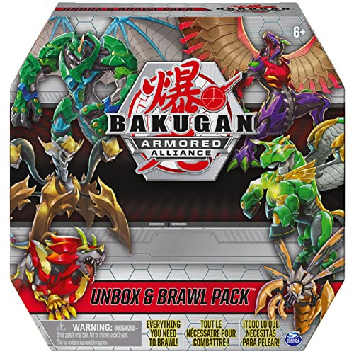 Bakugan, Armored Alliance UNbox & Brawl Pack with 6 Exclusive, Amazon Exclusive