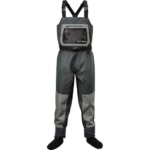 Dark Lightning Breathable Insulated Chest Waders, Perfect for 4 Seasons