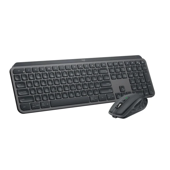 LOGITECH MX KEYS COMBO PERFORMANCE WIRELESS KEYBOARD W/ MOUSE - BLACK