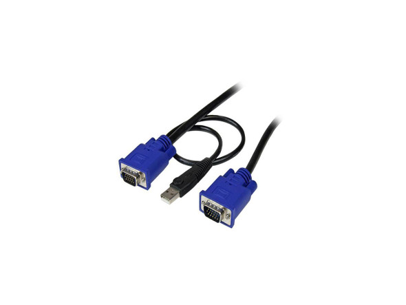 StarTech.com 15ft. Ultra-Thin USB 3-in-1 KVM Cable SVECONUS15