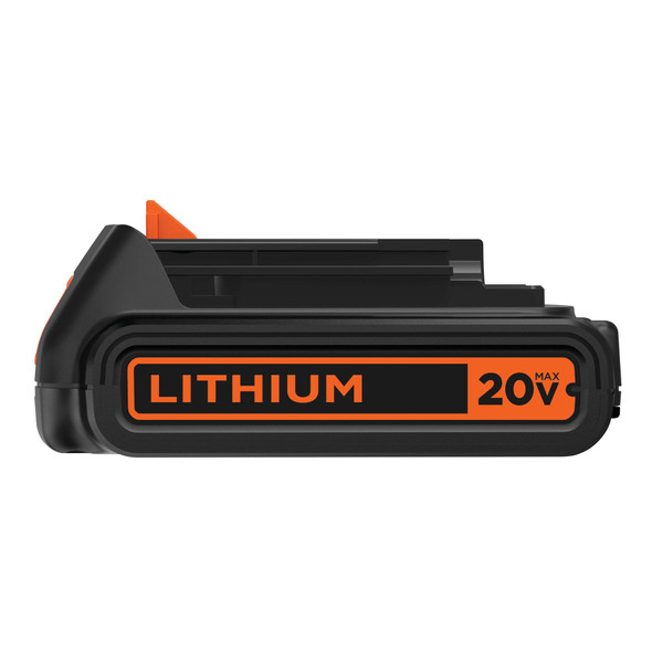 BLACK+DECKER 20V MAX BATTERY, 1.5AH, COMPATIBLE WITH OTHER 20V TOOLS - ORANGE