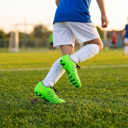 VIZARI BOCA Youth Soccer Cleats - SIZE: 7.5C - GREEN/BLACK