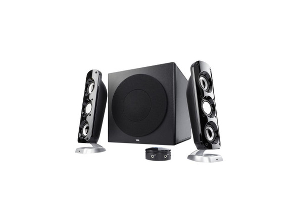Cyber Acoustics CA-3908 2.1 Multimedia Speaker System with Subwoofer, 92 Watts