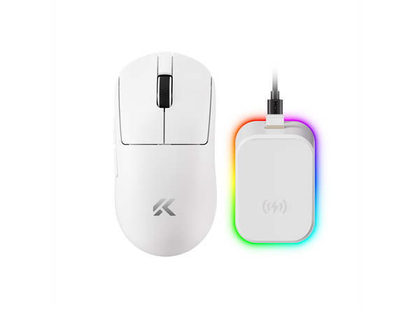 MCHOSE A7 V2 Pro Plus Tri-Mode Lightweight Gaming Mouse, Dual 8K Wired/Wireless,
