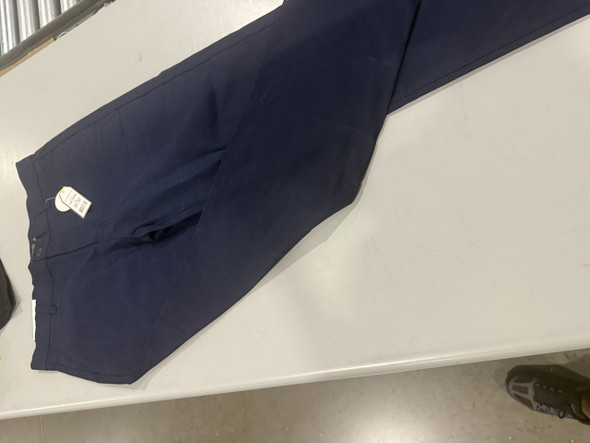 AUTHENTIC STRETCH LASTING FIT & COMFORT PANTS - SIZE: MEN 32 X 32 - NAVY New