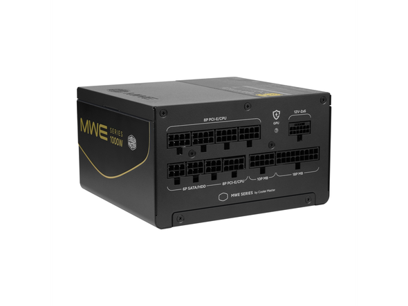 Cooler Master MWE V4 1000W Power Supply, GPU Shield™ Management, Native 12V-2x6