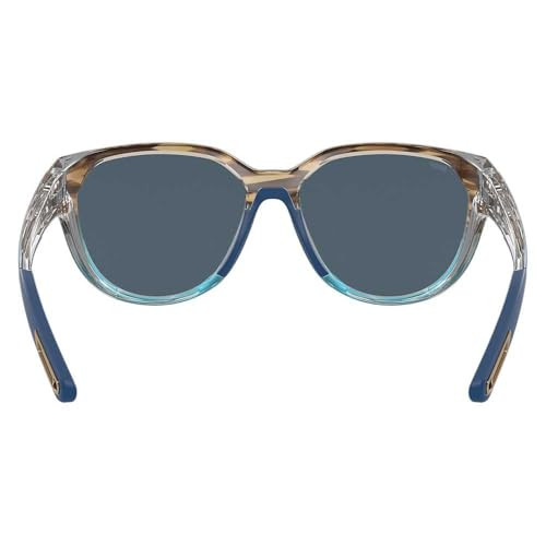 COSTA DEL MAR MAYFLY ROUND SUNGLASSES - WAHOO/GRAY POLARIZED 580P