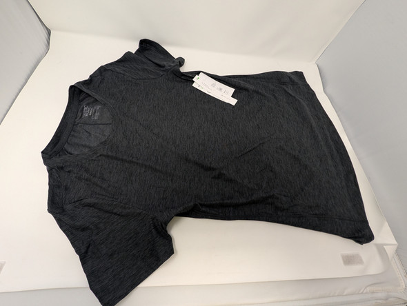 ATHLETIC WORKS WOMEN'S PLUS PERFORMANCE BUTTERCORE TEE - SIZE: S - BLACK SOOT DD New