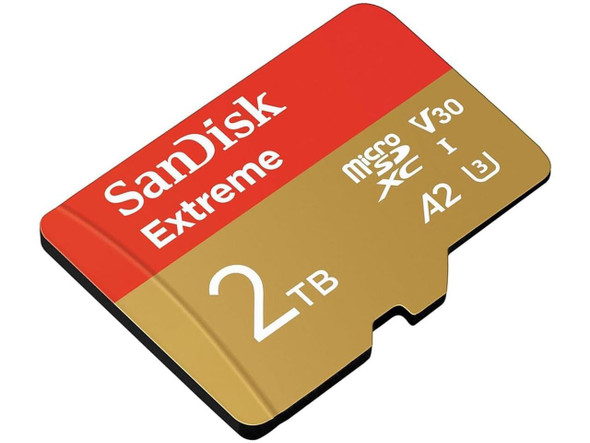SanDisk Extreme 2TB MicroSD Memory Card Model SDSQXAV-2T00-GN6MA