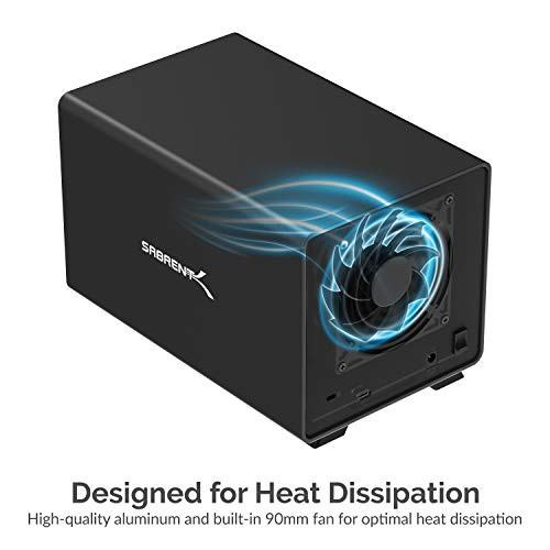 SABRENT 4-BAY USB 3.2 GEN 2 SATA DOCKING HDD/SSD 10GBPS USB-C NO RAID DS-SC4B