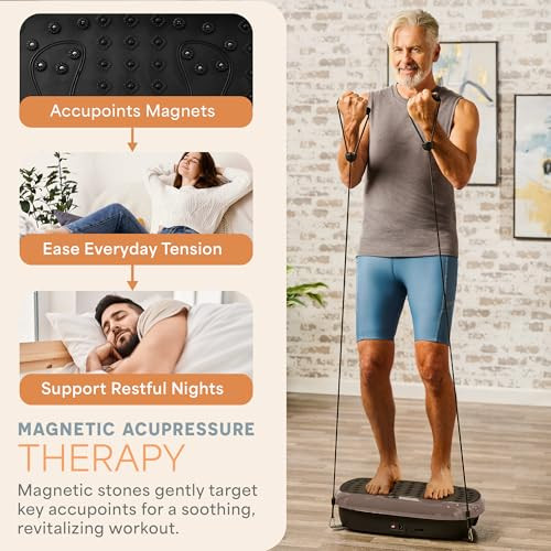 Lifepor HexaPlate Lite Vibration Plate Exercise Machine, LP-HXPLTL-BRNZ - Bronze