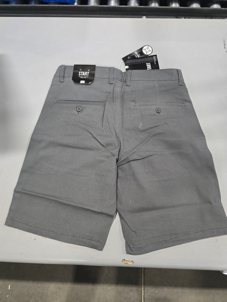 START SHORTS 4-WAY STRETCH - SIZE: MEN 32 - GRAY New