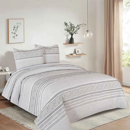 ZEST HOME QUILT SET TUFTED OR TEXTURED | KING SIZE (3-PIECE) - TALOX New