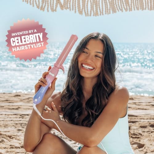 BEACHWAVER ROTATING CURLING IRON CERAMIC CURLING IRON BW17SS - PINK SUNSET