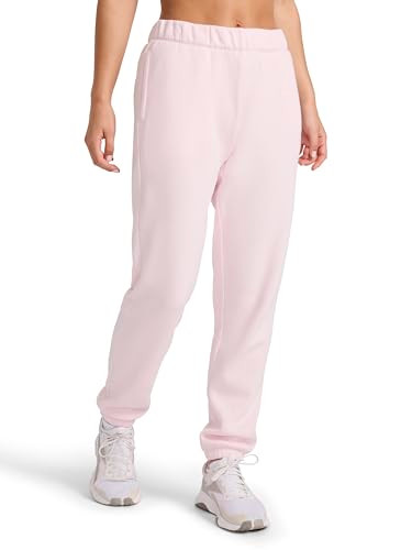 REEBOK WOMEN'S CINCH-BOTTOM SWEATPANT, SIZE L, REW252PA09039, FROSTED BERRY New