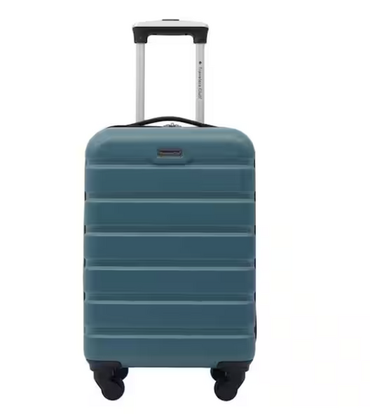 TRAVELERS CLUB HARPER COLLECTION 20 INCH HARDSIDE ROLLING CARRY ON - HYDRO New