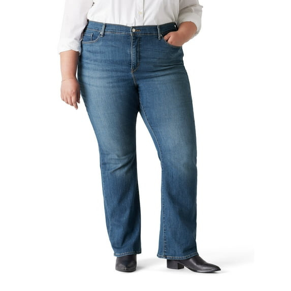 LEVI STRAUSS SIGNATURE PLUS MID RISE SLIMMING BOOTCUT SIZE: 20 - SUMMER SOLSTICE New
