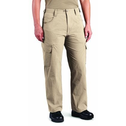 SUMMERWEIGHT POLYESTER LIGHTWEIGHT RIPSTOP WO TACTICAL PANTS SIZE 18 - KHAKI New