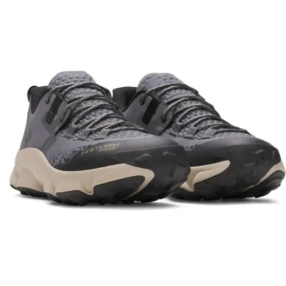 UNDER ARMOUR TRAIL RUNNING SHOES EXPANSE - SIZE: MEN 11 - GRAY BROWN