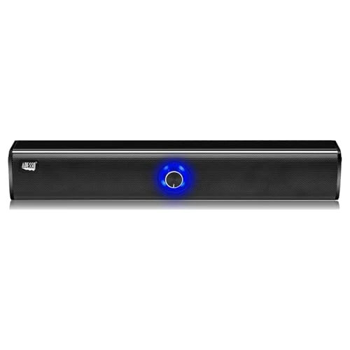 ADESSO XTREAM S6 BLUETOOTH AND AUX SOUND BAR SPEAKER 10W X 2 - BLACK