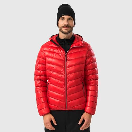 HEAD Men's Daxton Lightweight Down Jacket - German Size 48 (Small), Black New