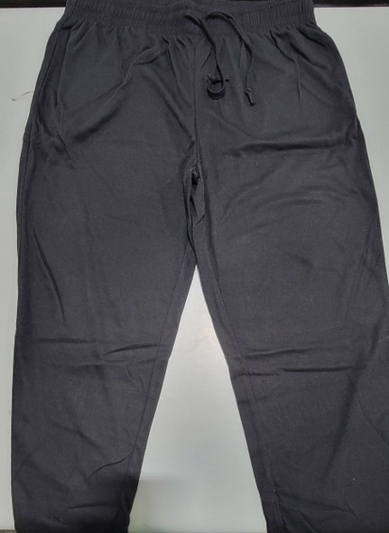 BLUE ICE MEN'S DRAWSTRING JOGGER SWEATPANTS - SIZE: MEN M - BLACK New