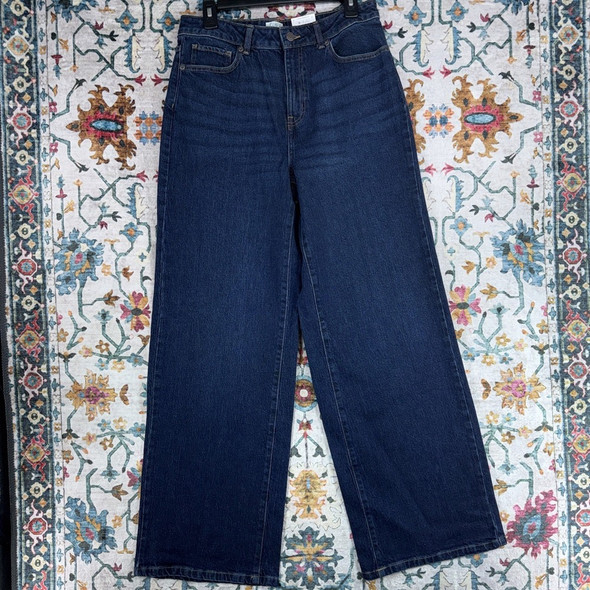 TIME AND TRU WIDE LEG NWT SIZE 10 - DARK WASH BLUE JEAN New