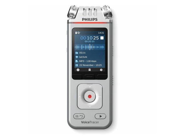 Philips VoiceTracer DVT4115 Voice Recorder with Sembly AI Speech
