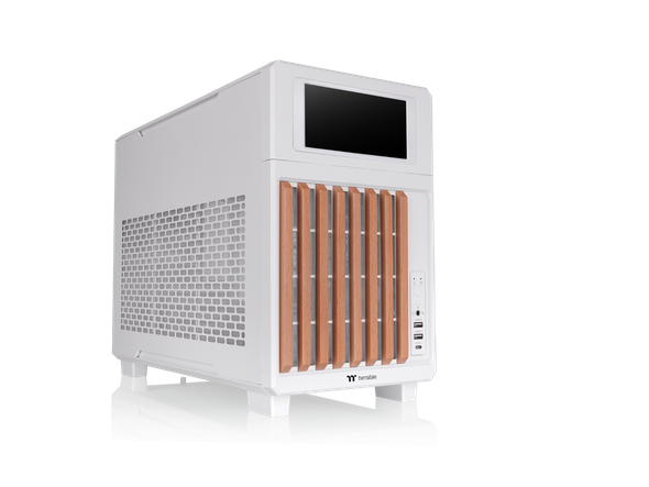 Thermaltake TR200 WS; Preinstalled 6.0 Inch LCD Screen; Micro Chassis; Wood
