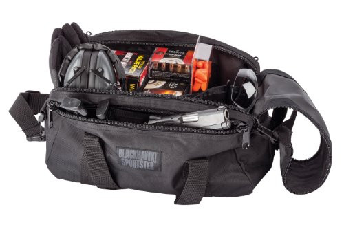 BLACKHAWK SPORTSTER PISTOL RANGE BAG 16IN 74RB02BK-BLACK - BLACK