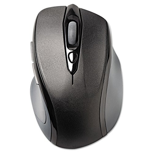 KENSINGTON PRO FIT MID-SIZE WIRELESS MOUSE WITH NANO RECEIVER K72405US - BLACK