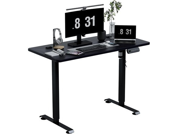 REMIT ELECTRIC STANDING DESK 48X24 - BLACK