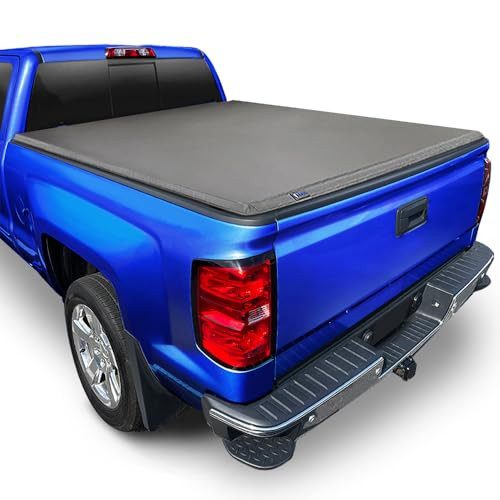 TYGER AUTO T3 SOFT TRI-FOLD TRUCK BED TONNEAU 2007-2013 CHEVY/GMC TG-BC3C1003