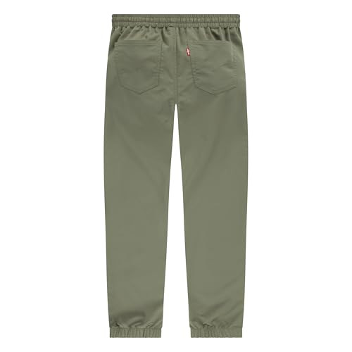 91M112-EIB LEVI'S BOYS' TWILL JOGGER PANTS M FOUR LEAF CLOVER M New