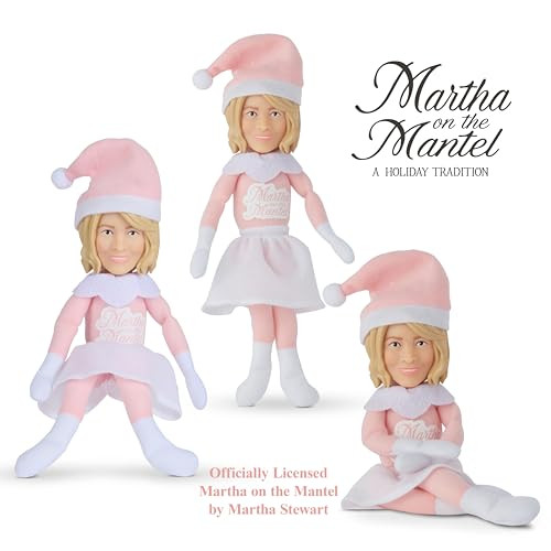 MARTHA STEWART MARTHA ON THE MANTLE COLLECTION 12” 2025 EDITION UGQ012AWT - PINK New