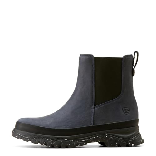 10051168 ARIAT MORESBY TWIN GORE WATERPROOF BOOTS WOMEN NAVY SIZE 9 New