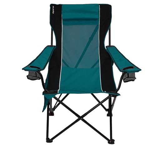 KIJARO SLING FOLDING CAMPING CHAIR - CAYMAN BLUE IGUANA New