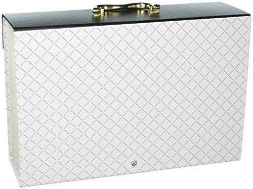 U BRANDS MODERN-NOIR EXPANDABLE FILE 19 POCKET, WHITE (201A0206) - WHITE New