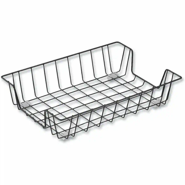 UNIVERSAL WIRE METAL LETTER TRAY 1 SECTION LETTER SIZE FILES - BLACK New